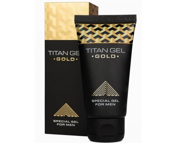 Titan Gel Gold Tantra - натуральный гель для увеличения члена, 50 мл. - фото 1